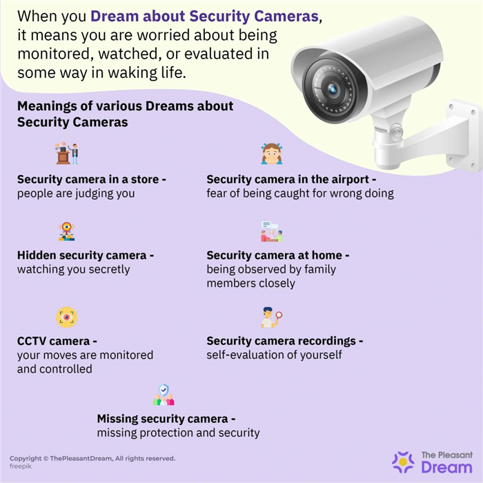 Soñar con Cámaras de Seguridad - 15 Escenarios junto con las interpretaciones