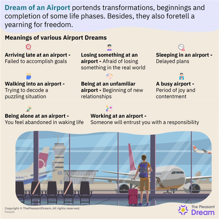 Sueño de aeropuerto - 60 parcelas de sueño y sus significados